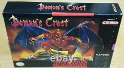 Demon's Crest for Super Nintendo SNES NTSC Complete & Near Mint Condition Capcom