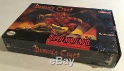Demons Crest Super Nintendo SNES CIB 100% Complete Near Mint