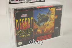 Desert Strike Super Nintendo SNES Made in Japan 1st Print VGA Graded 80+ NM
