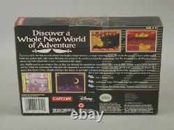 Disney's Aladdin Super Nintendo SNES 1993 Majesco Brand New & Factory Sealed