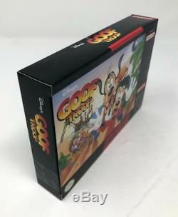 Disney's Goof Troop Super Nintendo SNES Complete CIB Goofy Game Manual & Inserts