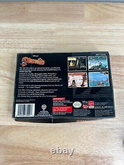 Disney's Pinocchio SNES CIB Super Nintendo Authentic Working Manual Box Game