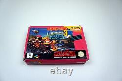 Donkey Kong Country 1 2 3 Super Nintendo SNES Video Game Set In Boxes PAL G