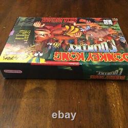Donkey Kong Country 1 (Super Nintendo, SNES) - Complete in box - Authentic