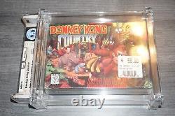 Donkey Kong Country 1 (Super Nintendo SNES) Wata 9.0 A+ NEW Sealed ORIGINAL