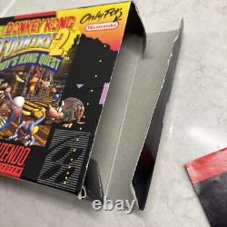 Donkey Kong Country 2 CIB Complete Authentic Super Nintendo SNES Game Working