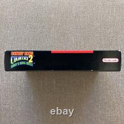 Donkey Kong Country 2 Diddy's Kong Quest (Super Nintendo, SNES) CIB Complete