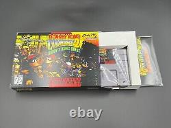 Donkey Kong Country 2 SNES (1995) Authentic Cart + Fan Display Box & Manual