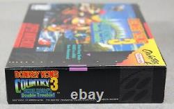 Donkey Kong Country 3 Box, Manuals, Poster Only (NO GAME) Super Nintendo SNES