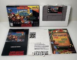 Donkey Kong Country 3 Dixie Kong's Double Trouble! (Nintendo SNES, 1996) CIB