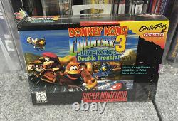 Donkey Kong Country 3 Super Nintendo SNES Factory Sealed Wata No Vga New MINT