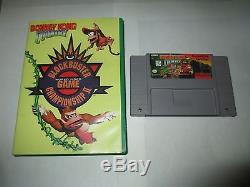 Donkey Kong Country Competition Cartridge Super Nintendo SNES Case Championship