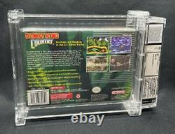 Donkey Kong Country SNES Super Nintendo Factory Sealed! WATA Graded 9.2/A+