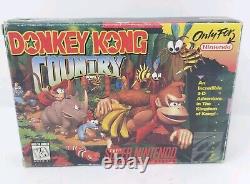 Donkey Kong Country Super Nintendo Snes Complete In Box With Manual