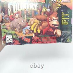 Donkey Kong Country Super Nintendo Snes Complete In Box With Manual