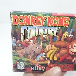 Donkey Kong Country Super Nintendo Snes Complete In Box With Manual