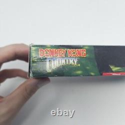 Donkey Kong Country Super Nintendo Snes Complete In Box With Manual