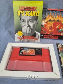 Doom (Super Nintendo Entertainment System SNES) Complete In Box CIB