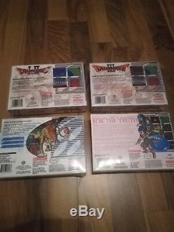 Dragon Quest 1, 2, 3, 5, 6 (Timewalk Games, SNES, Super Nintendo, NEW)
