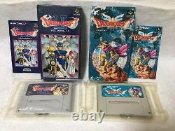 Dragon Quest 1 2&3 Nintendo Super Famicom SNES Japan Authentic Video Games