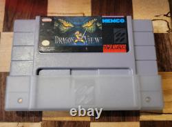 Dragon View Super Nintendo SNES Authentic Cartridge Only Untested