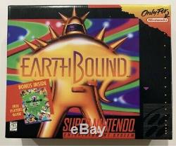 EARTHBOUND Super Nintendo SNES CIB Complete In Box Ex-Near Mint Scratch N Sniff