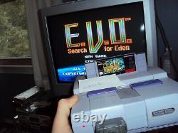 EVO Search for Eden Super Nintendo SNES VGC Authentic -NO RETURNS READ