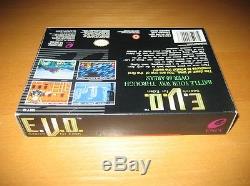 E. V. O The Search for Eden EVO Super Nintendo SNES Original Box