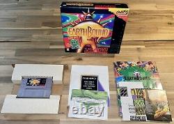 EarthBound CIB SNES Super Nintendo Complete In Box Mother Scratch N Sniff BIG