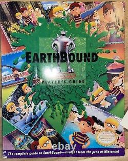 EarthBound CIB SNES Super Nintendo Complete In Box Mother Scratch N Sniff BIG