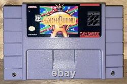 EarthBound CIB SNES Super Nintendo Complete In Box Mother Scratch N Sniff BIG