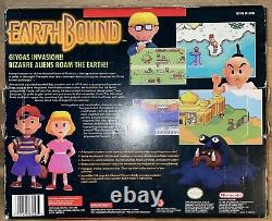 EarthBound CIB SNES Super Nintendo Complete In Box Mother Scratch N Sniff BIG