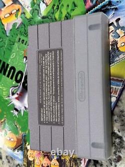 EarthBound Nintendo SNES with Guide, Box + New save battery Free US Shipping