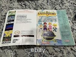 EarthBound Nintendo SNES with Guide, Box + New save battery Free US Shipping