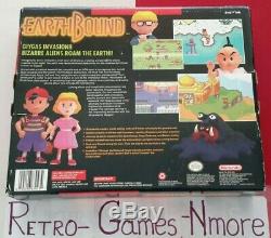 EarthBound Super Nintendo AUTHENTIC SNES Game/Box/Guide/Scratch n Sniff cards
