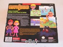 EarthBound (Super Nintendo). Complete in Box. Excellent Shape. Authentic. SNES