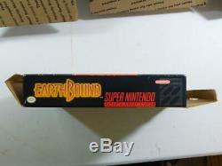 EarthBound Super Nintendo SNES 1995 GAME BIG BOX PLAYER'S GUIDE SCRATCH N SNIFF