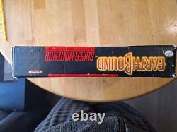 EarthBound Super Nintendo SNES Authentic True CIB+ULTRA PREMIUM Condition