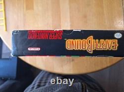 EarthBound Super Nintendo SNES Authentic True CIB+ULTRA PREMIUM Condition