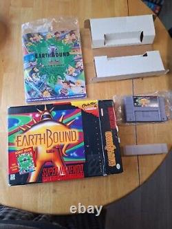 EarthBound Super Nintendo SNES Authentic True CIB+ULTRA PREMIUM Condition