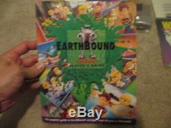 EarthBound (Super Nintendo SNES) Complete CIB with Scratch n Sniff + Magazine Ad