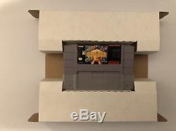 EarthBound Super Nintendo SNES Complete in Box Big Box with Protector CIB
