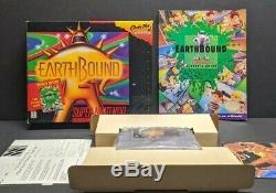 Earthbound Big Box CIB Complete Super Nintendo SNES with Scratch n Sniffs Reg NICE