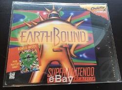 Earthbound Complete In Box VG (1995, Super Nintendo Entertainment System)