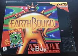 Earthbound Complete In Box VG (1995, Super Nintendo Entertainment System)