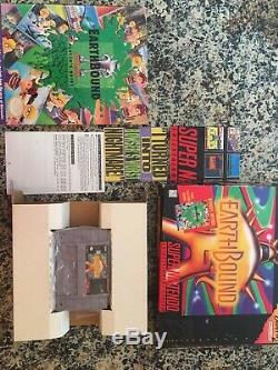 Earthbound Complete Super Nintendo SNES Game Original Earth Bound Big Box