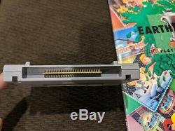 Earthbound For Snes Super Nintendo Cib Complete In Box Rpg Authentic