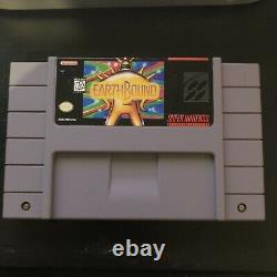 Earthbound, SNES, Super Nintendo, Cartridge only, Authentic, Still saves