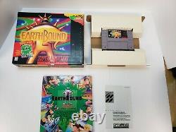 Earthbound Snes Cib Complete Authentic Excellent Cond Rare! Super Nintendo