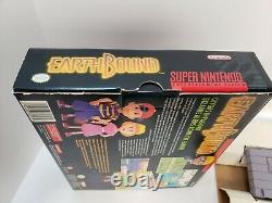 Earthbound Snes Cib Complete Authentic Excellent Cond Rare! Super Nintendo